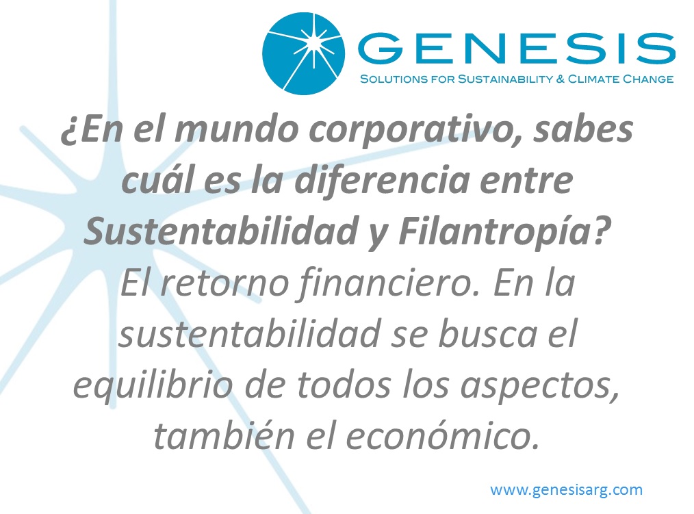 ¿En el mundo corporativo, sabes cuál es la diferencia entre Sustentabilidad y Filantropía?