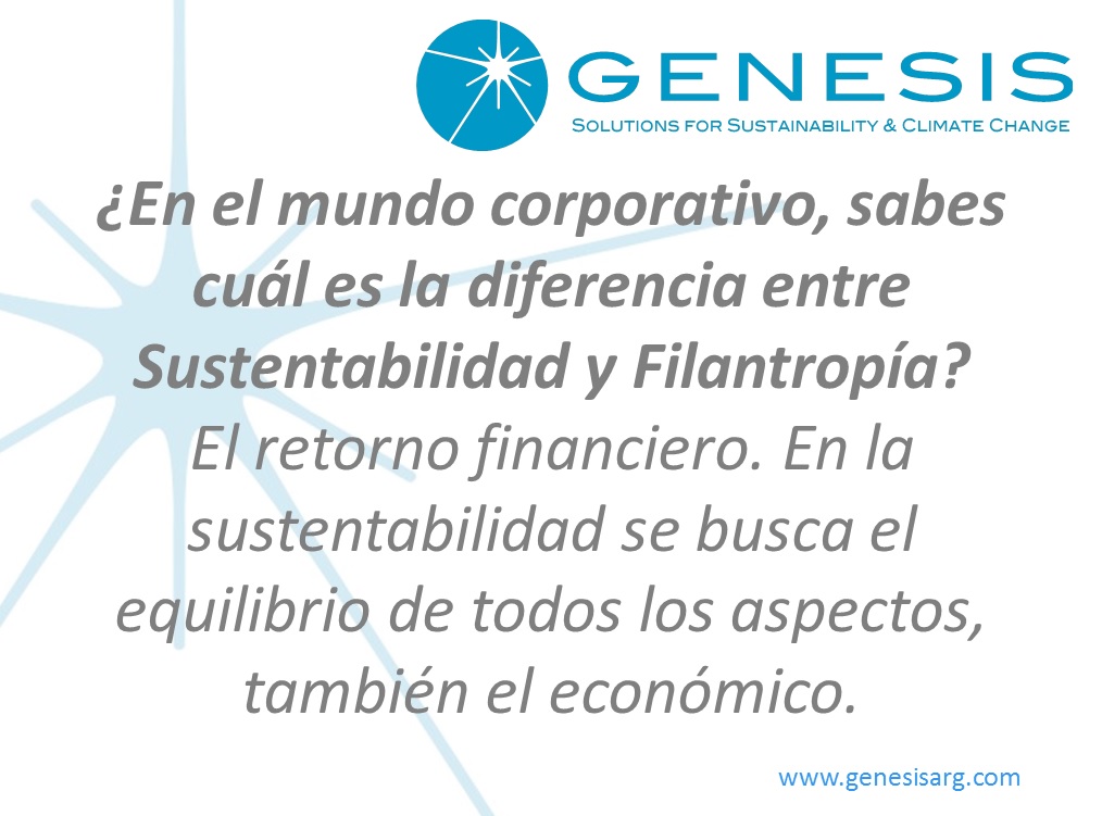 ¿En el mundo corporativo, sabes cuál es la diferencia entre Sustentabilidad y Filantropía?