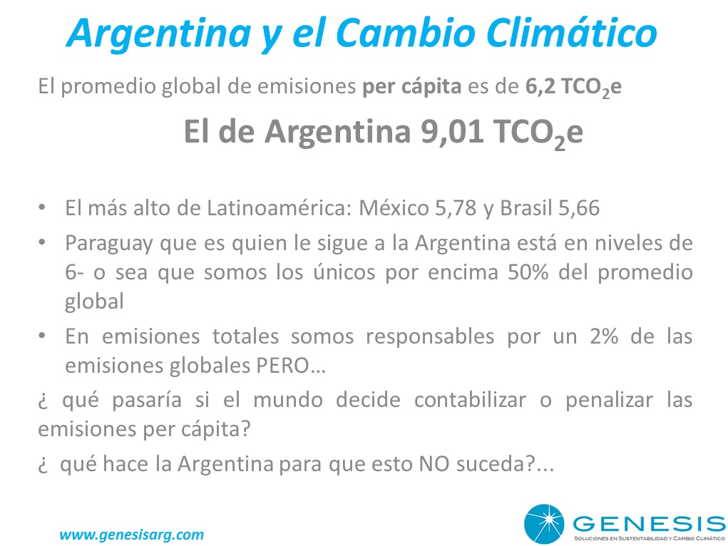 Argentina y el Cambio Climático
