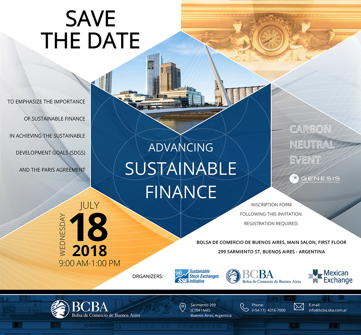 Genesis organizing event on Sustainable Finance