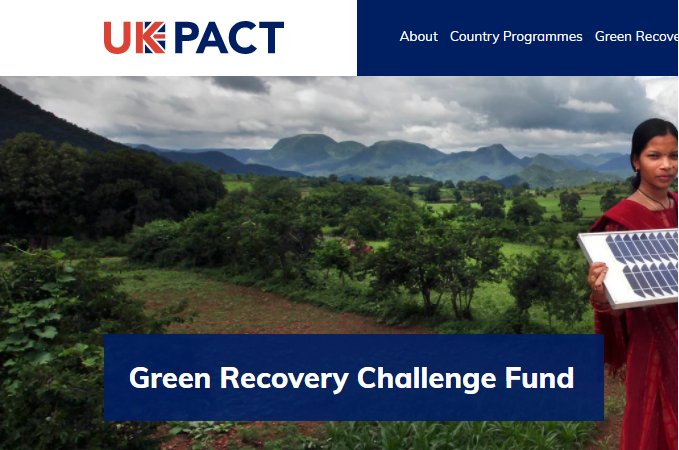 GENESIS pre selected for the Green Recovery Challenge Fund