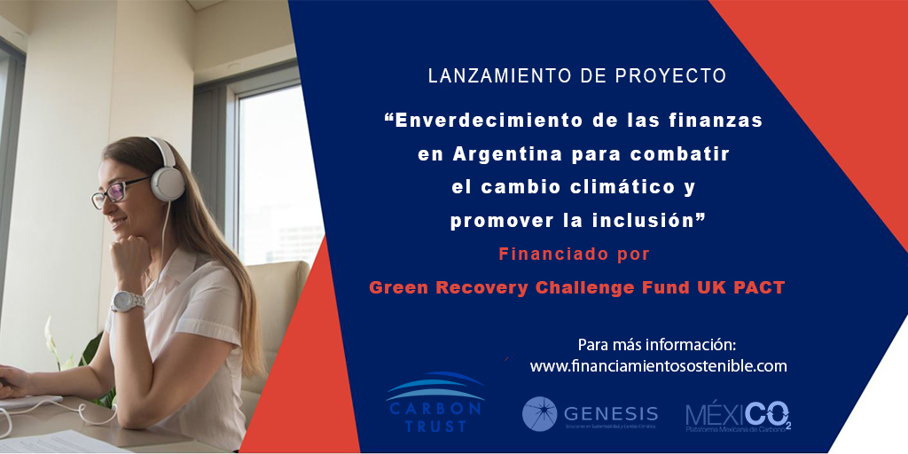 Lanzamiento Plataforma «Enverdecimiento de las finanzas en Argentina para combatir el cambio climático y promover la inclusión»