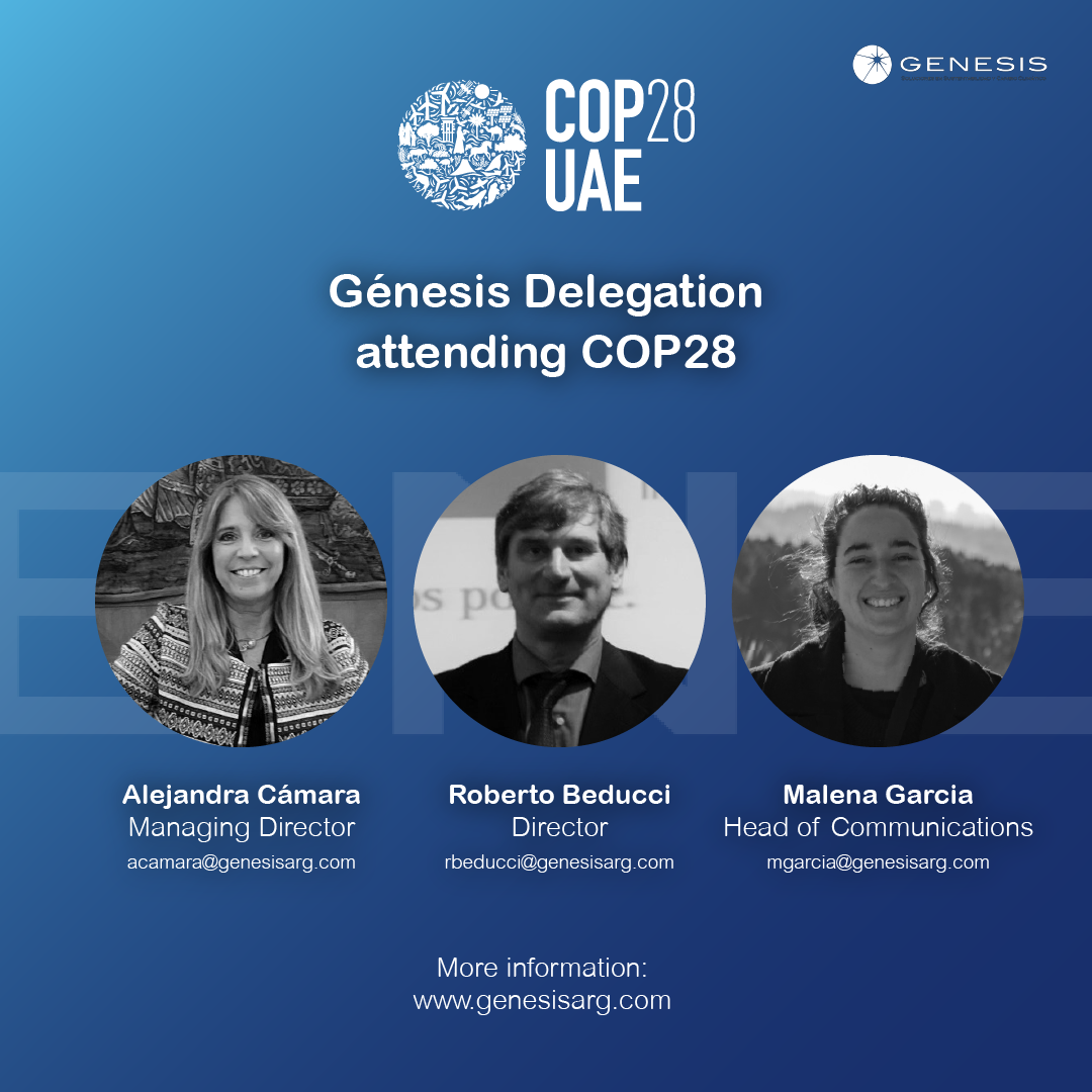 Génesis is going to Cop28!