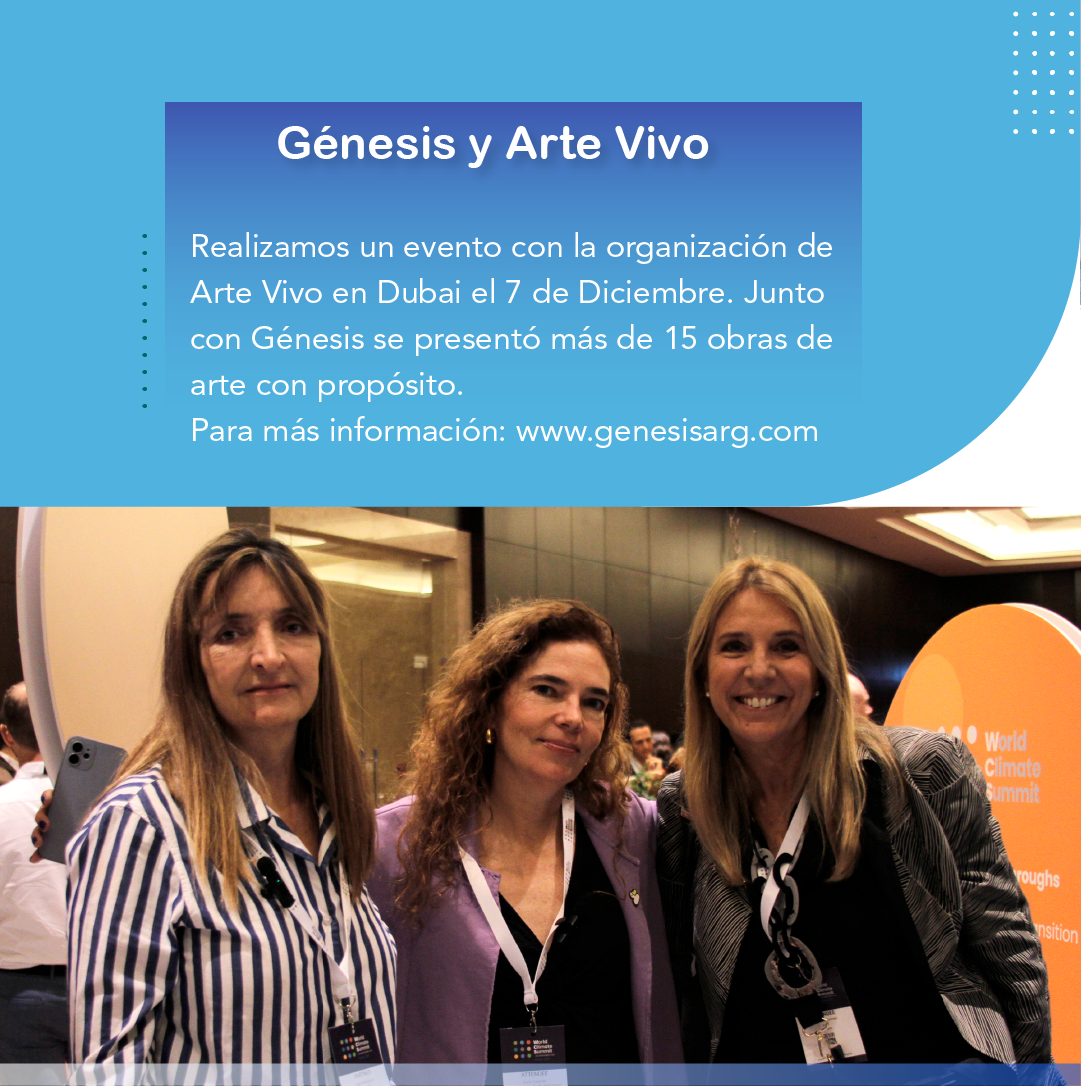 Evento especial de Arte vivo y genesis