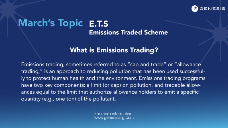 March’s Topic: ETS Emissions Traded Scheme